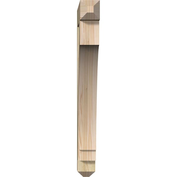 Imperial Craftsman Rough Sawn Bracket, Douglas Fir, 4W X 26D X 38H